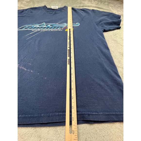 VTG 2004 Chase Authentics Mens Large Blue Jeff Gordon NASCAR Legend Driver Shirt - Picture 5 of 10